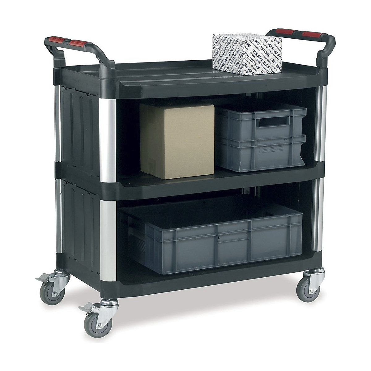 Proplaz Plastic Shelf Trolleys
