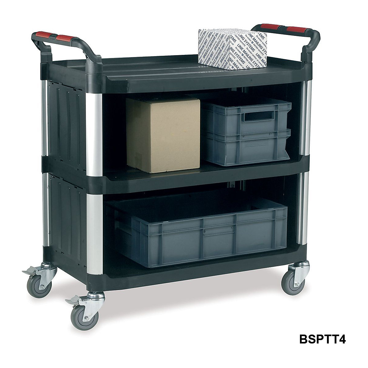 Proplaz Plastic Shelf Trolleys (Product illustration 6)-5