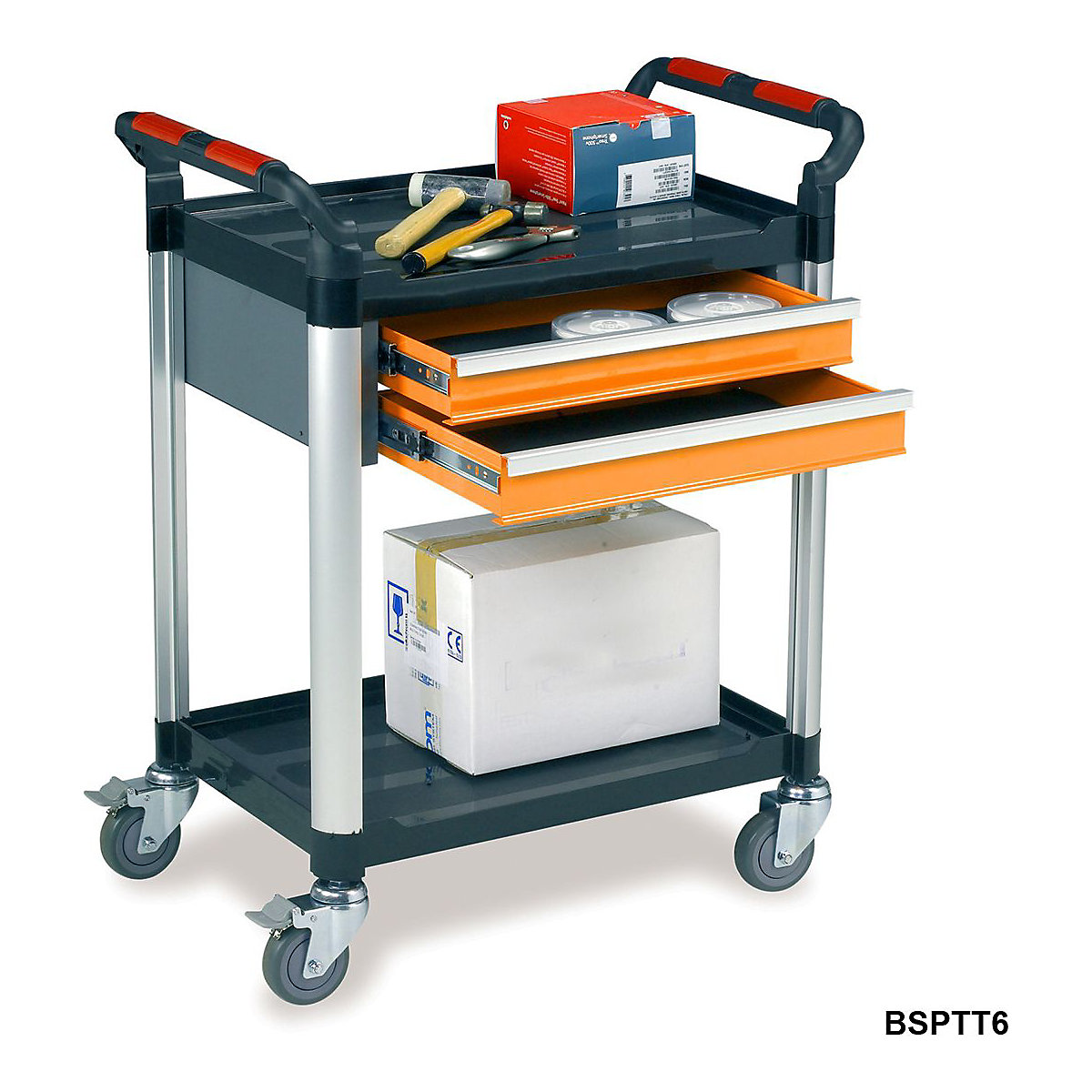 Proplaz Plastic Shelf Trolleys (Product illustration 8)-7