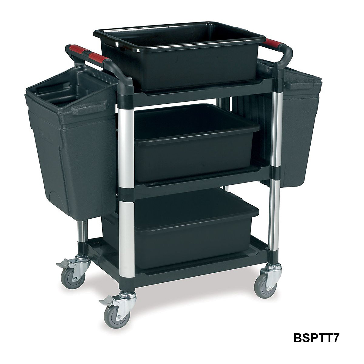 Proplaz Plastic Shelf Trolleys (Product illustration 9)-8