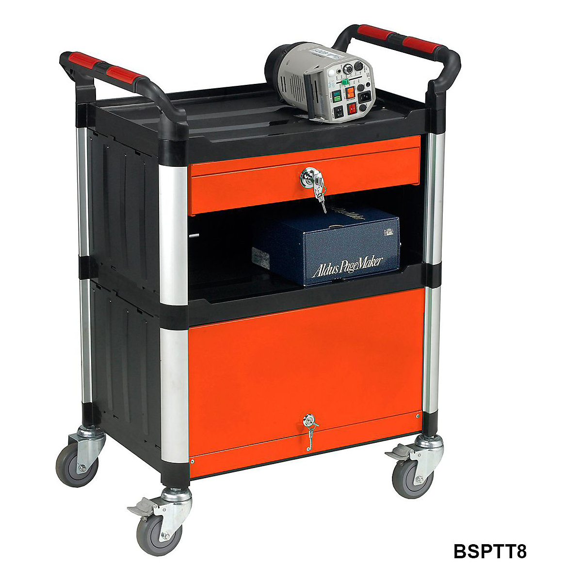 Proplaz Plastic Shelf Trolleys (Product illustration 10)-9