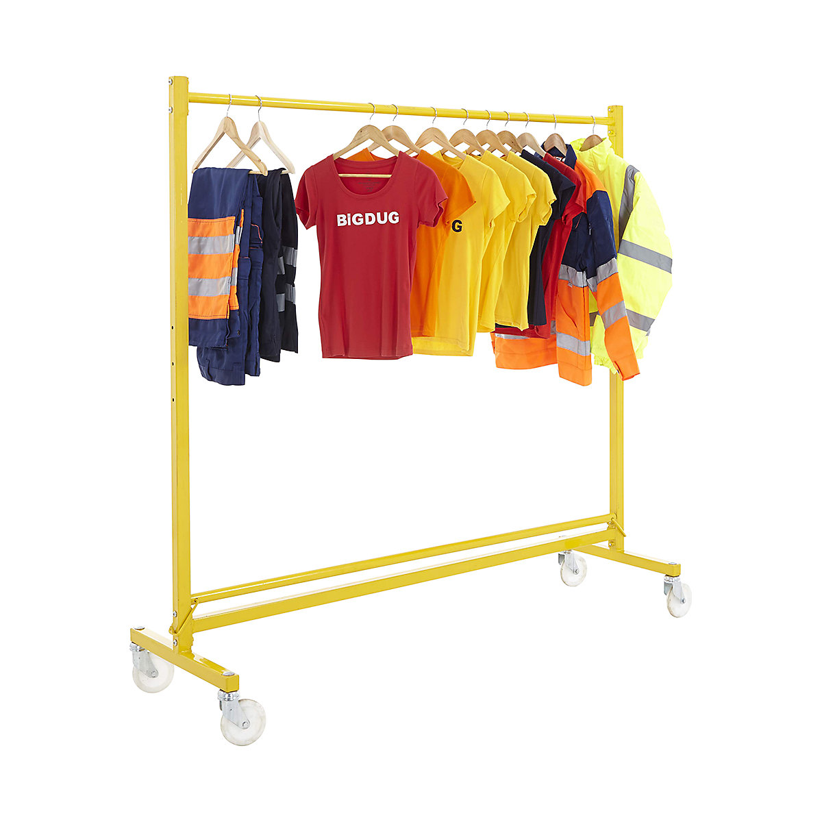 Heavy Duty Garment Rail Trolley (Product illustration 5)-4