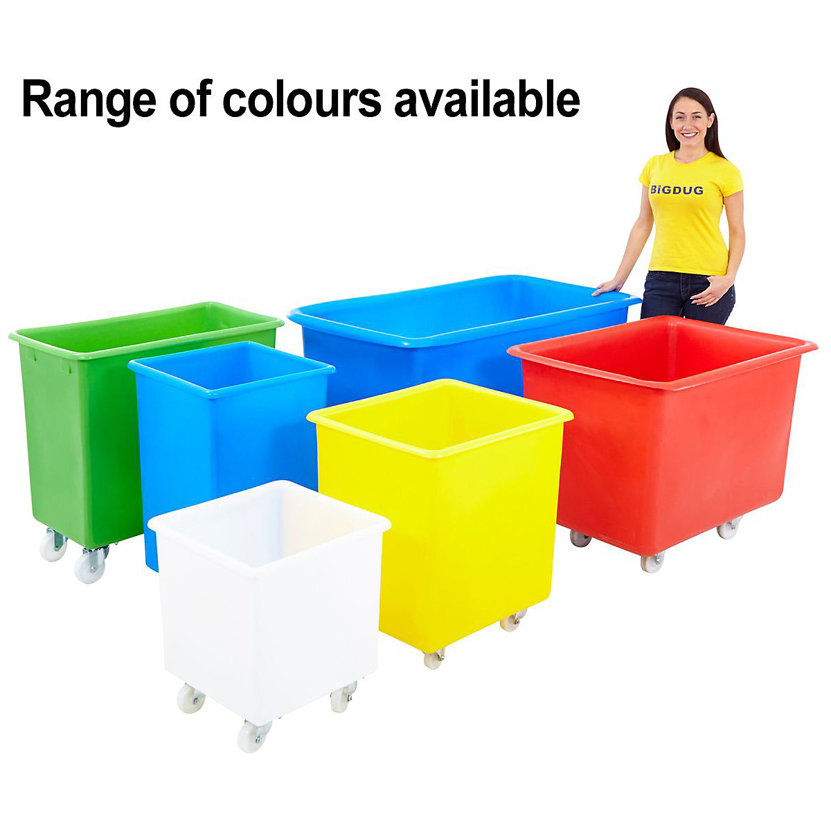 Premium Tapered Container Trucks 200 Litre Capacity (Product illustration 3)-2
