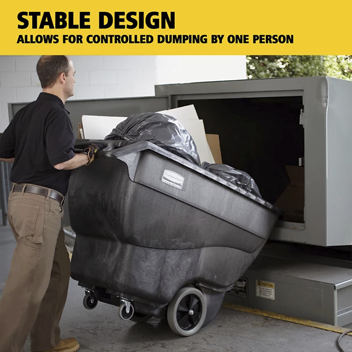 Rubbermaid Standard-Duty Tilt Trucks (Product illustration 6)-5