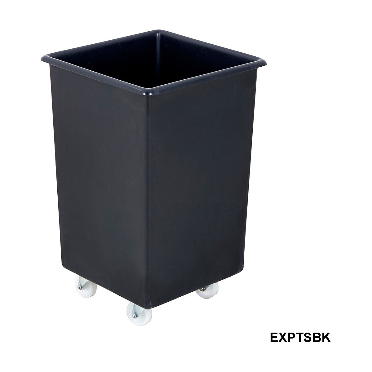 Value Tapered Container Trucks, Value Tapered Container Trucks, Value Tapered Container Truck 118 Litre 760h x 460w x 460d mm Black-4