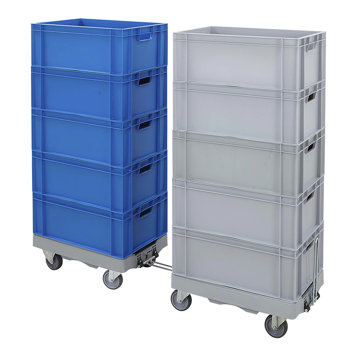 BiGDUG 5 x Euro Stacking Box And Euro Container Dolly Kits (Product illustration 3)-2
