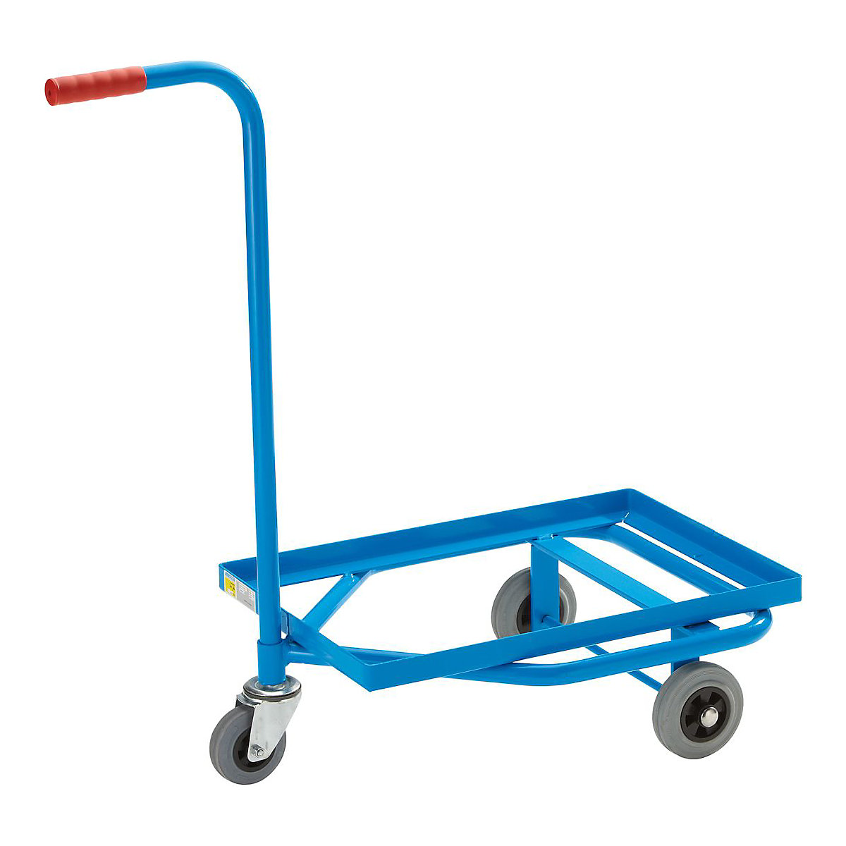 PremKraft Three Wheel Rack Trolleys with Angled-Steel Platform