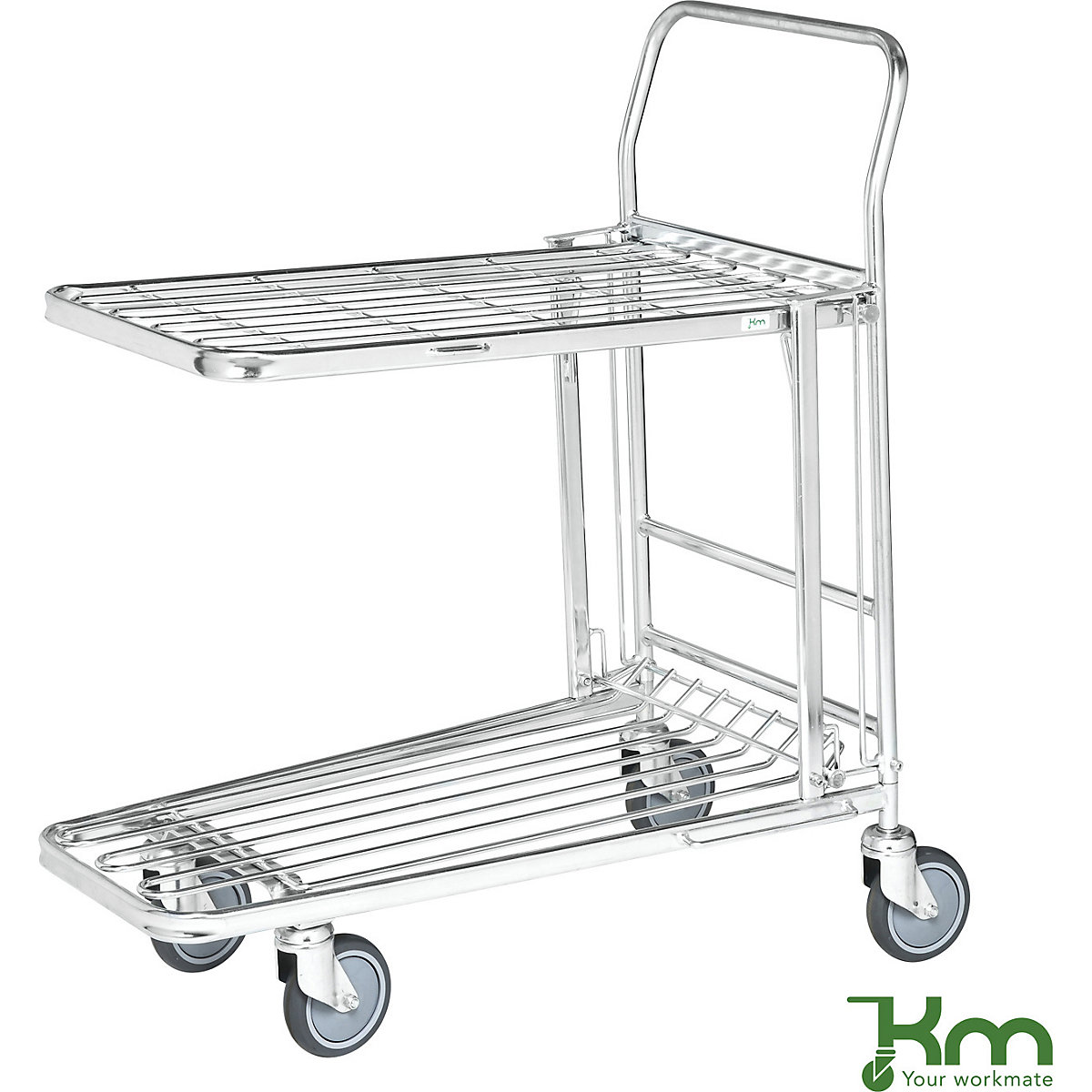 Kongamek Galvanised Folding Picking Trolley