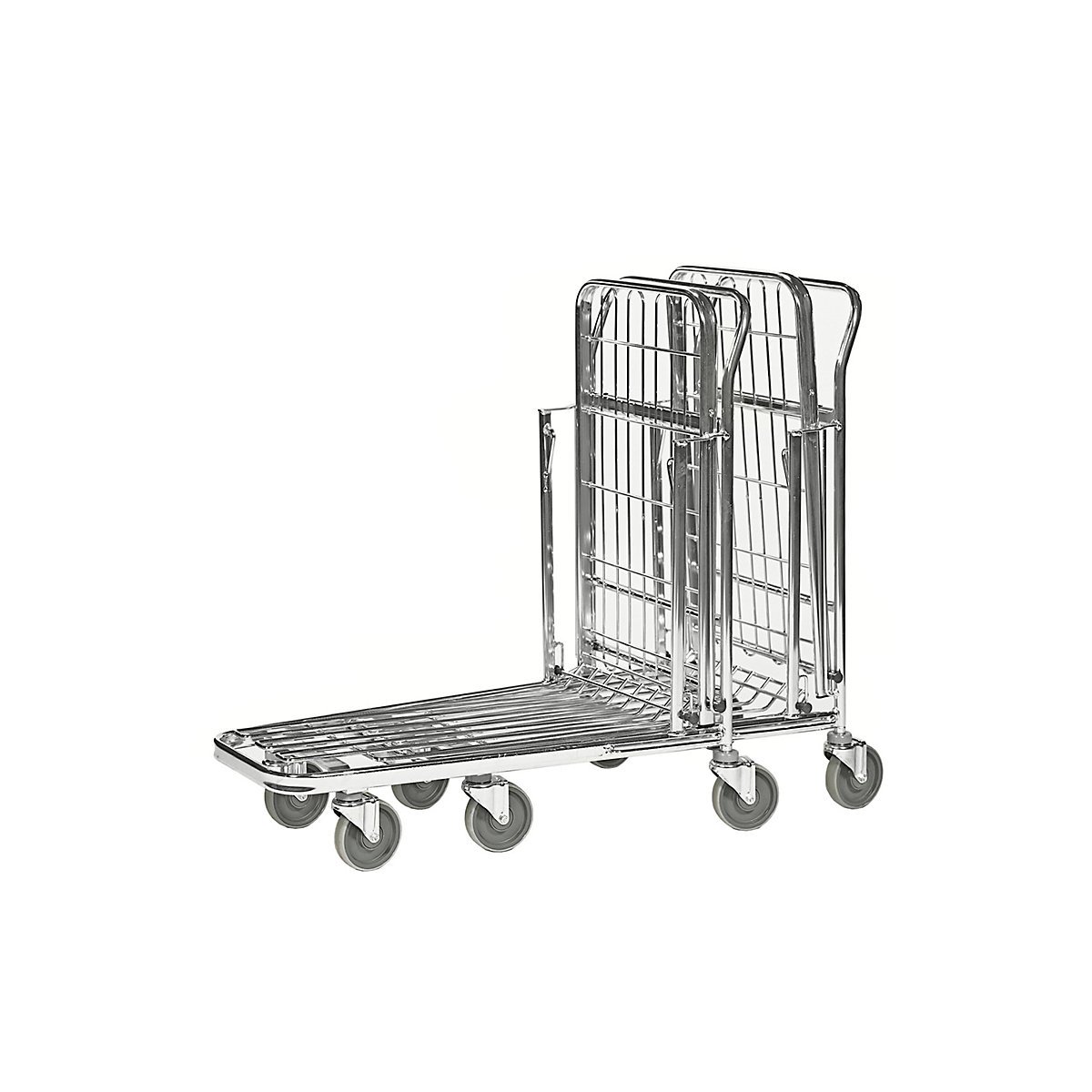 Kongamek Galvanised Folding Picking Trolley (Product illustration 5)-4
