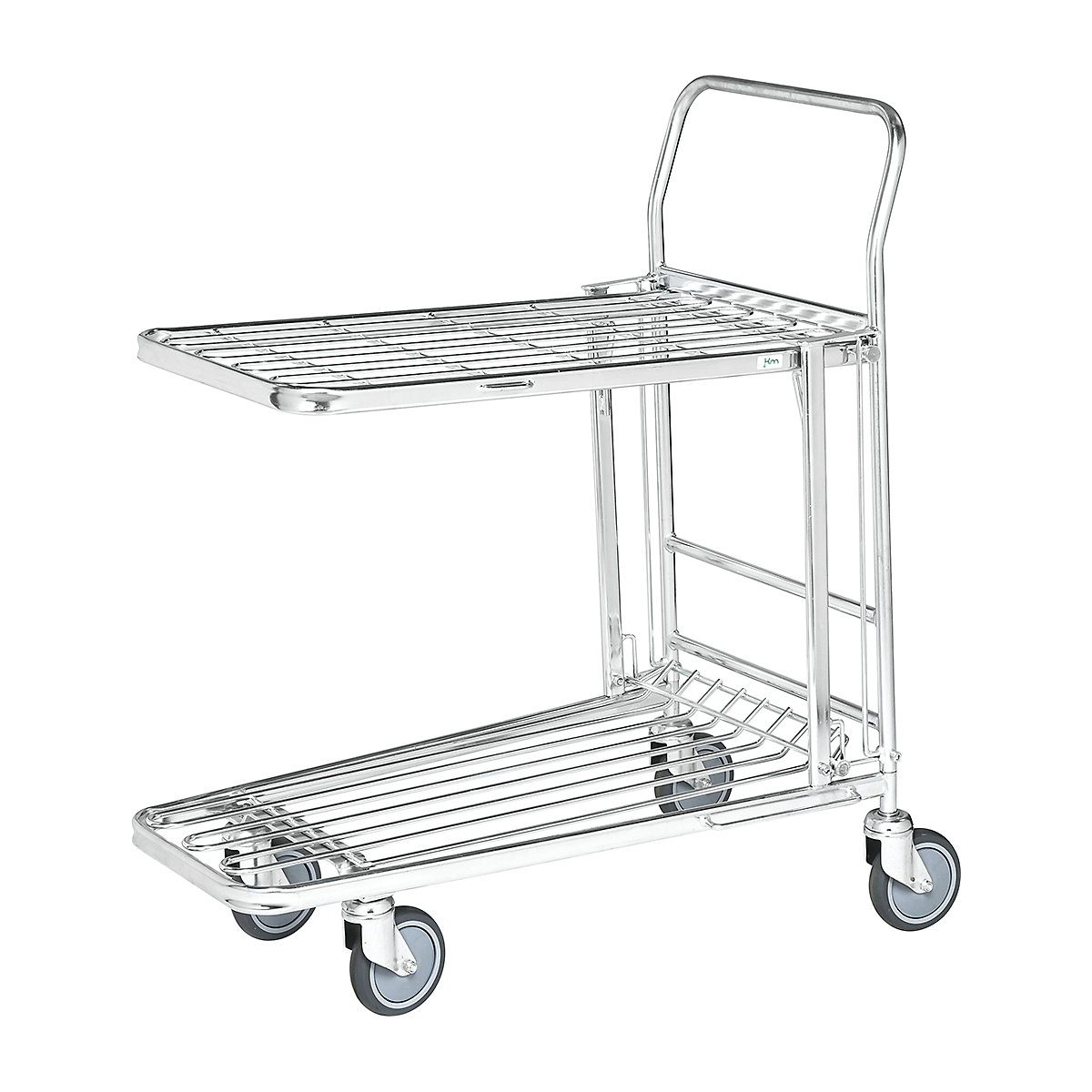 Kongamek Galvanised Folding Picking Trolley