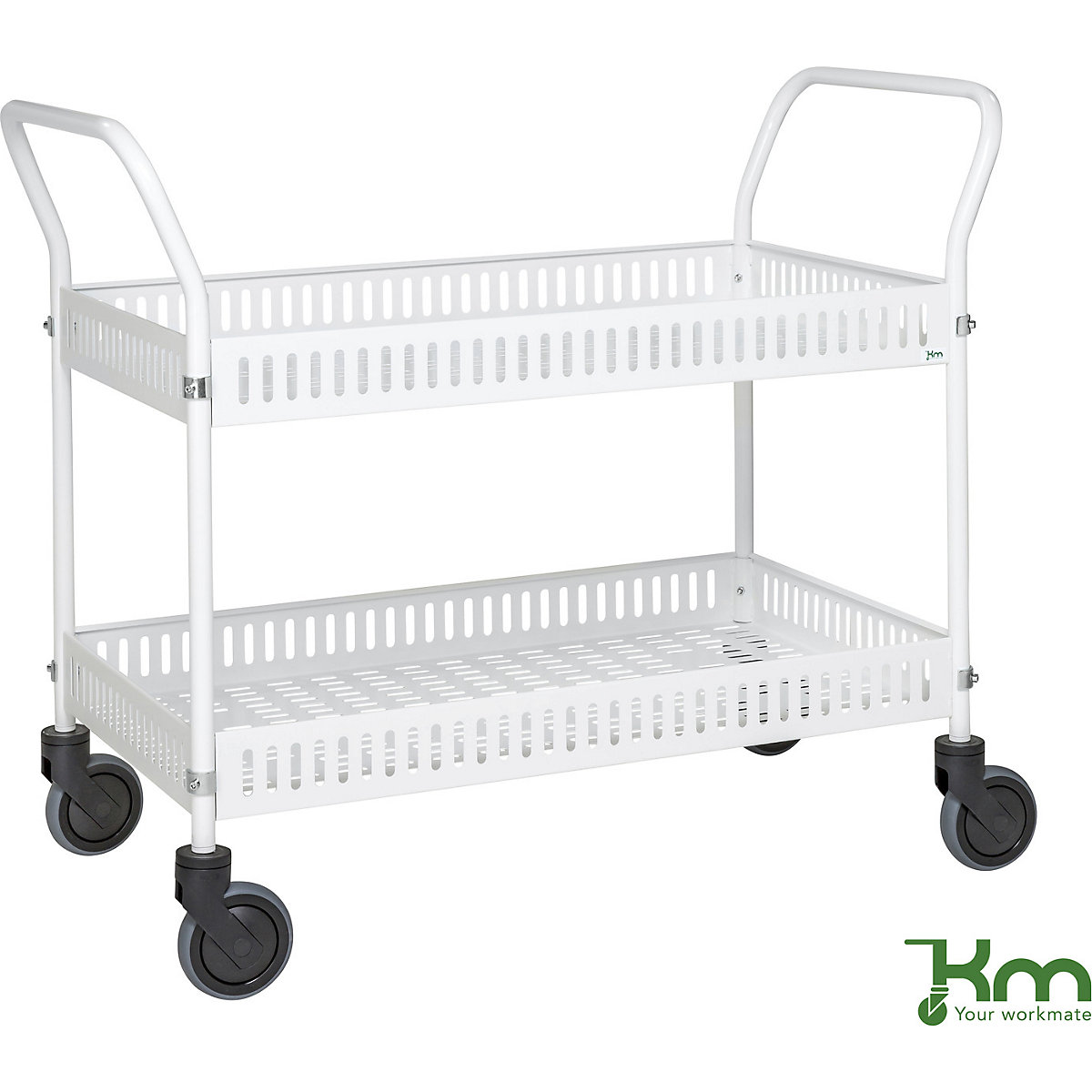 Kongamek Two Handle Table Trolley With Side Rail