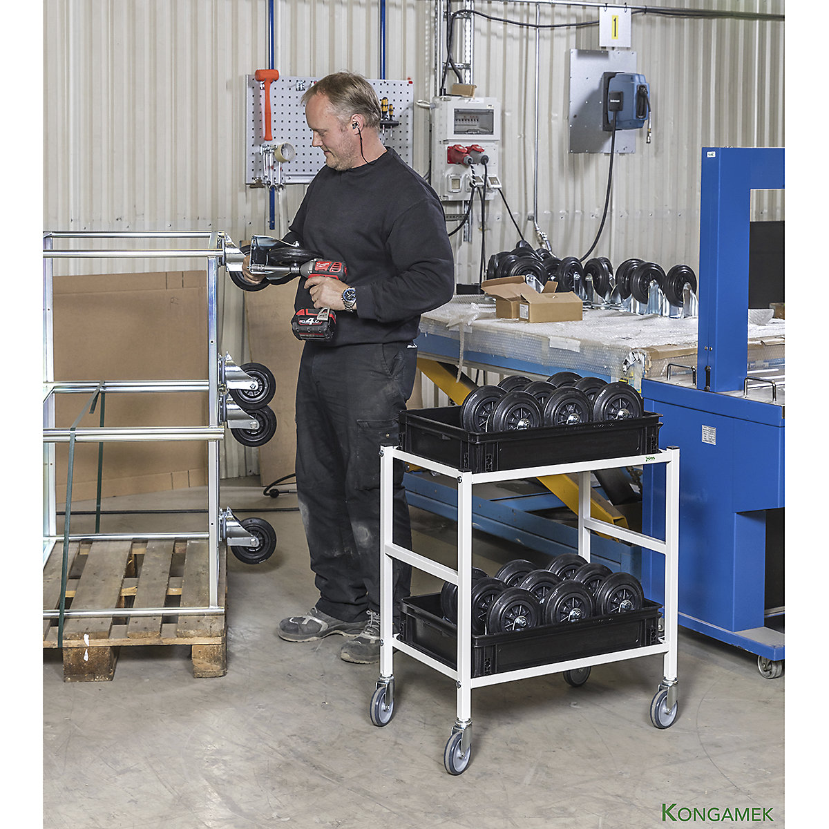 Kongamek Two Shelf Roll Tables (Product illustration 8)-7