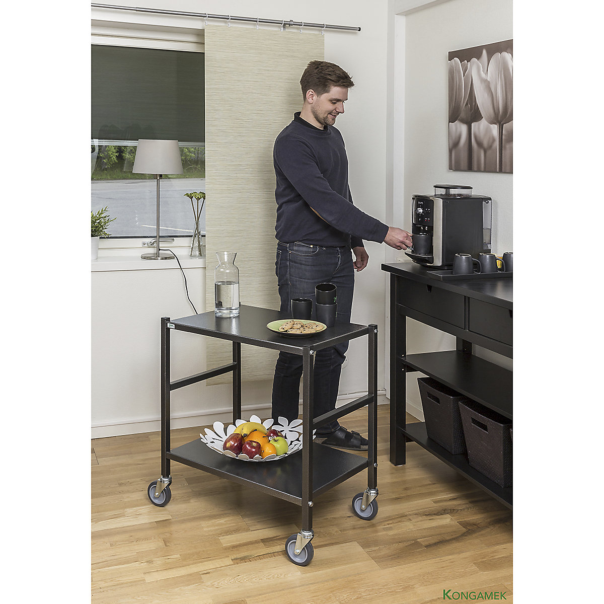 Kongamek Two Shelf Roll Tables (Product illustration 9)-8