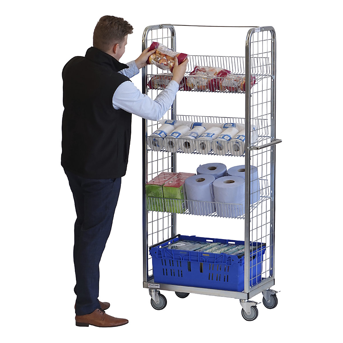 Multi-Use Display And Picking Trolley