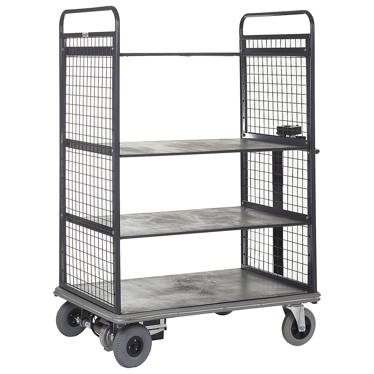 Apollo Powered Distribution Trucks, Apollo Powered Distribution Trucks, Apollo Powered Distribution Truck | 1740h x 1300w x 800d mm | 3 Shelves & Sides | Grey-13