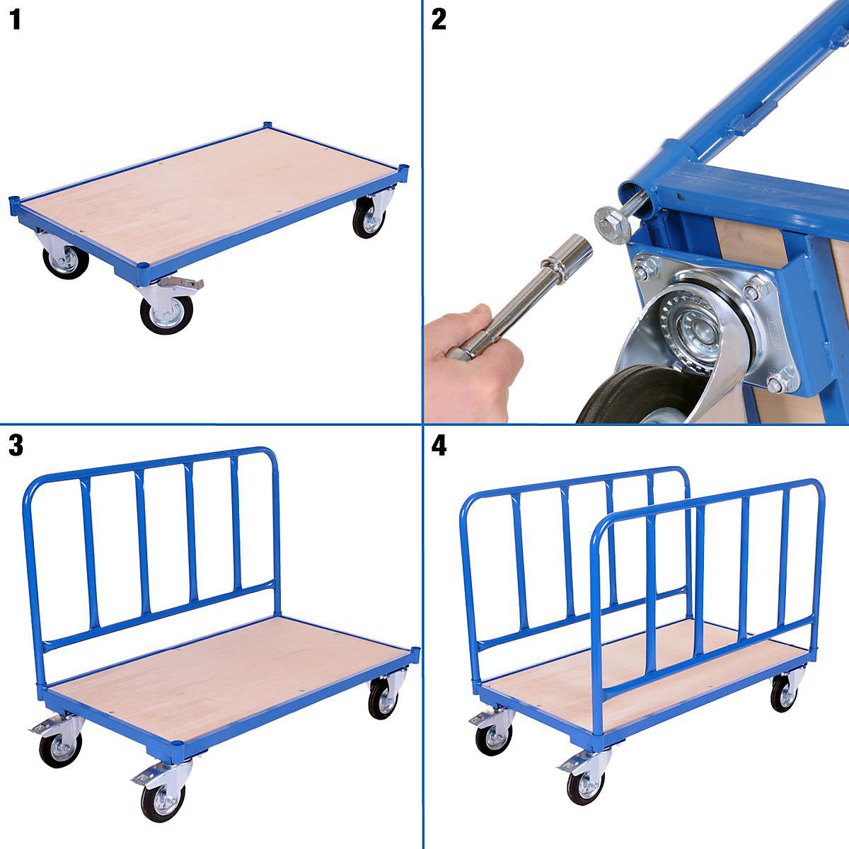 BiGDUG Essentials 2 Sided Platform Truck (Product illustration 6)-5