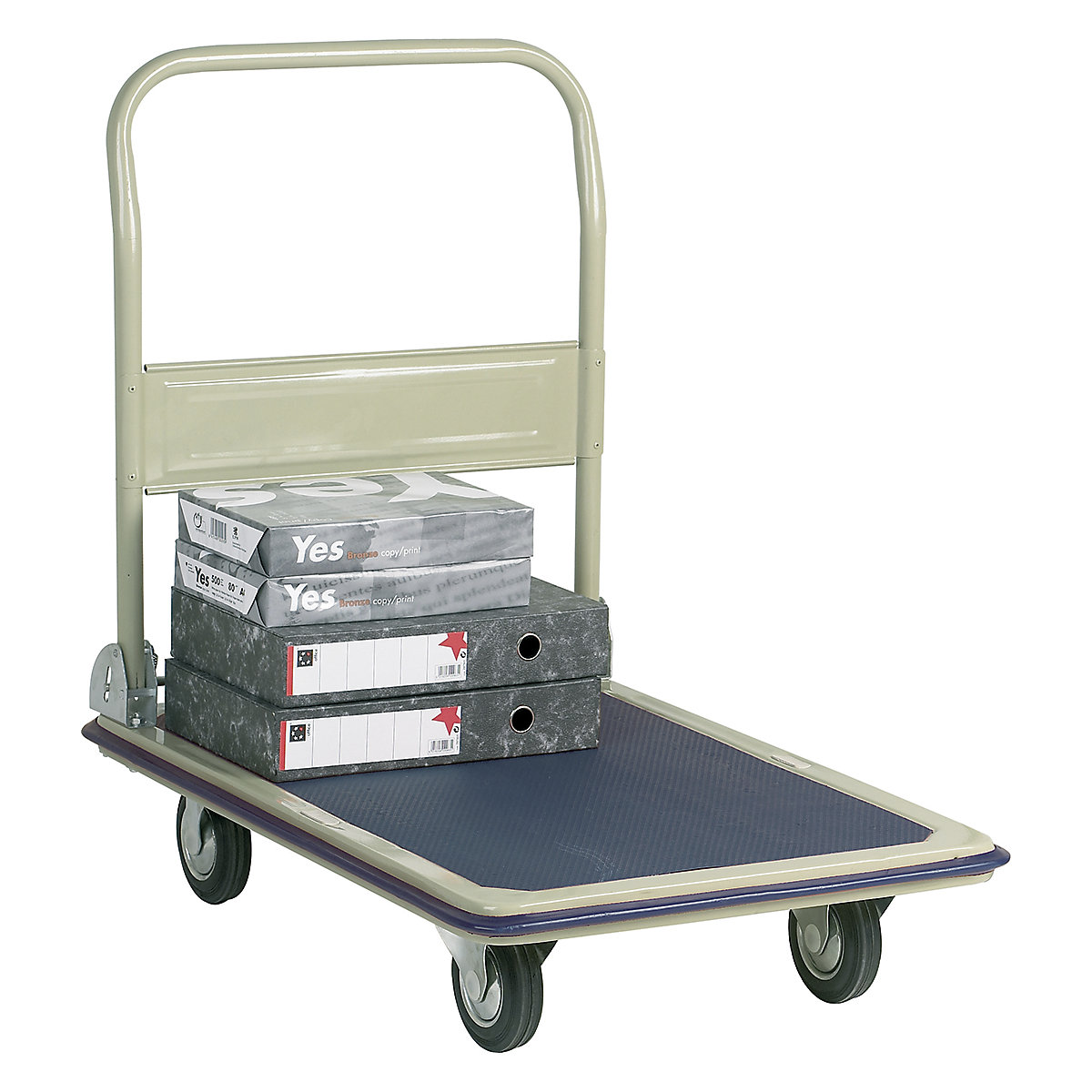 BiGDUG Essentials Indoor Folding Platform Truck, BiGDUG Essentials Indoor Folding Platform Truck, BiGDUG Essentials Indoor Folding Platform Truck | 880h x 610w x 910d mm | 50kg Capacity-2