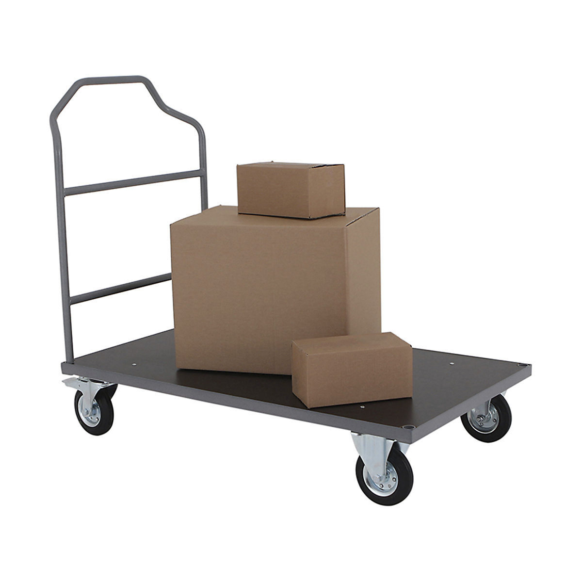 BiGDUG Heavy Duty Platform Truck | Grey (Product illustration 6)-5