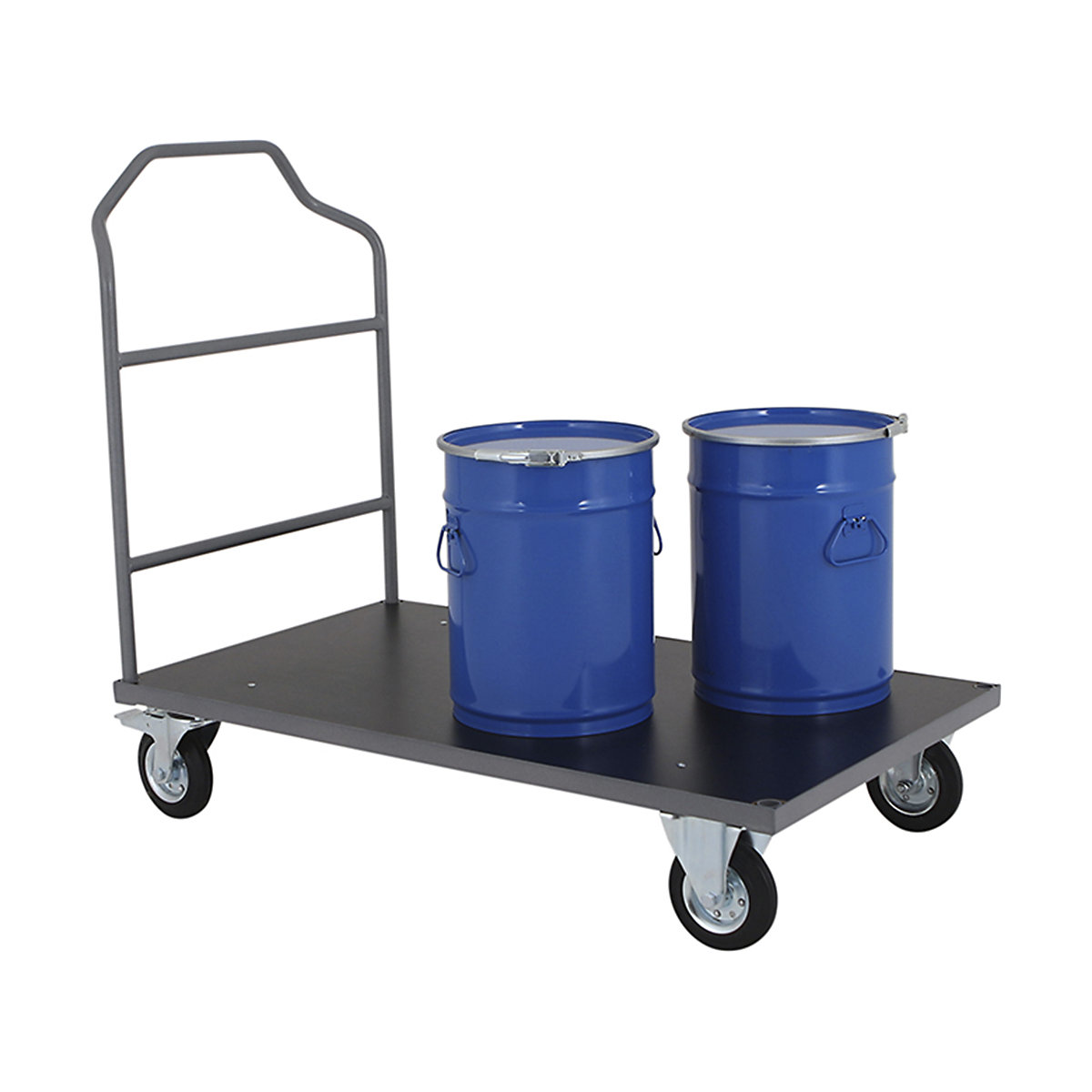 BiGDUG Heavy Duty Platform Truck | Grey (Product illustration 5)-4