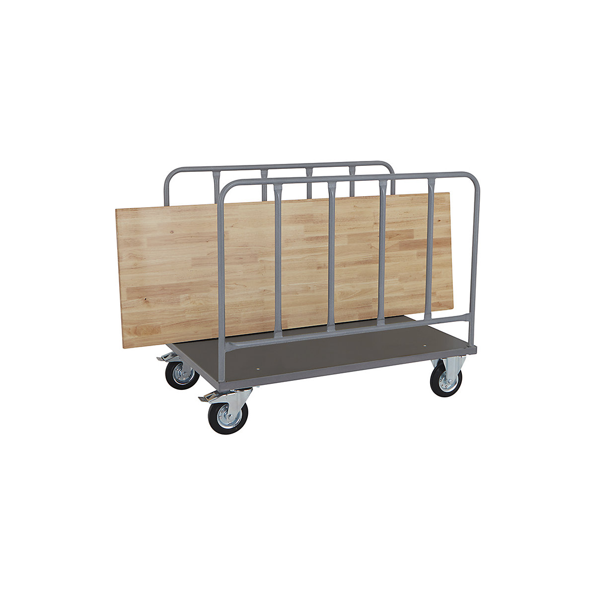 BiGDUG Two Sided Heavy Duty Platform Trucks | Grey (Product illustration 4)-3