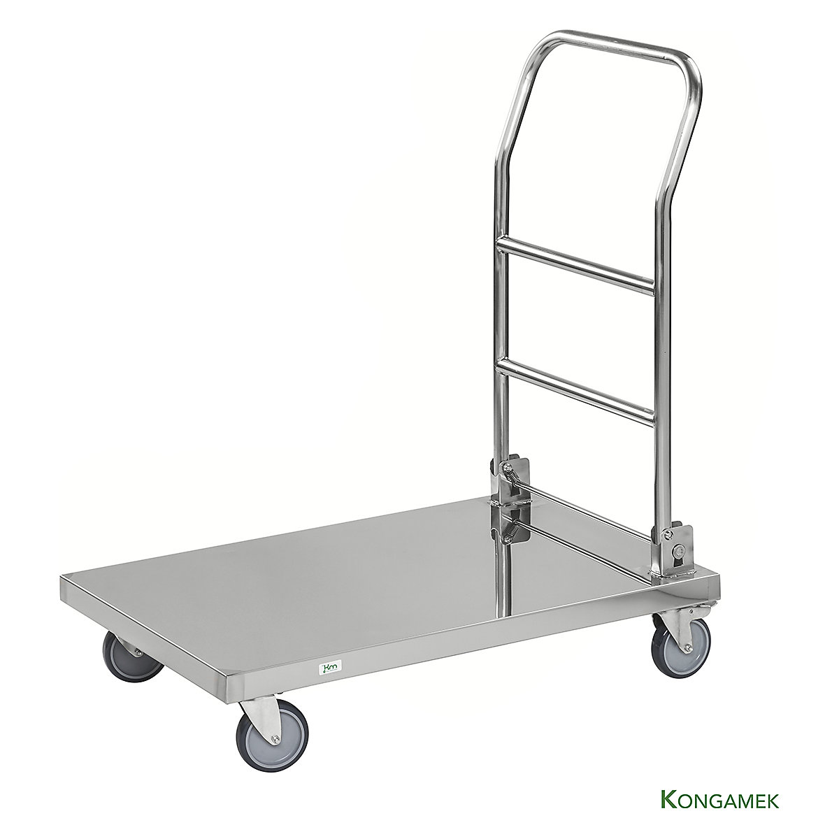 Kongamek Stainless Steel Platform Trolley (Product illustration 2)-1