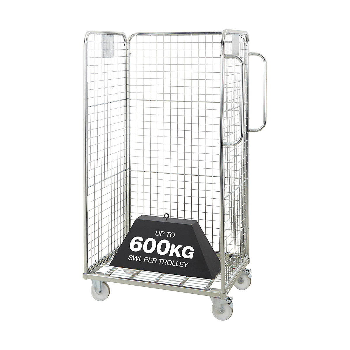 3 Sided Merchandising Trolley