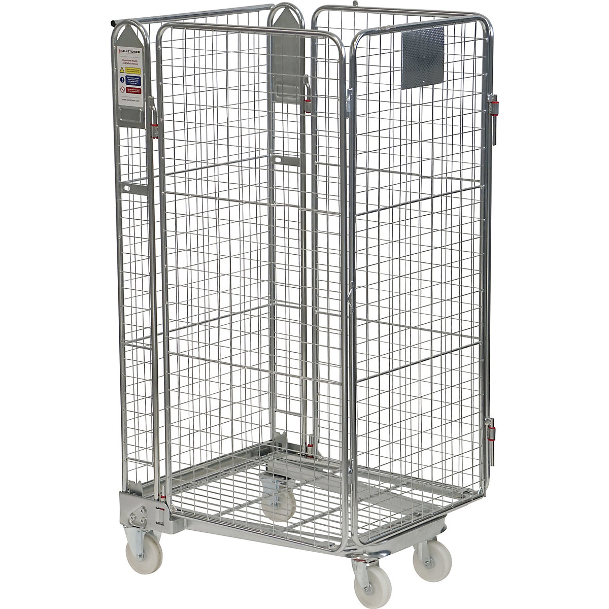BiGDUG | 4 Sided A Frame Nestable Roll Container | Mesh Infill (Product illustration 6)-5