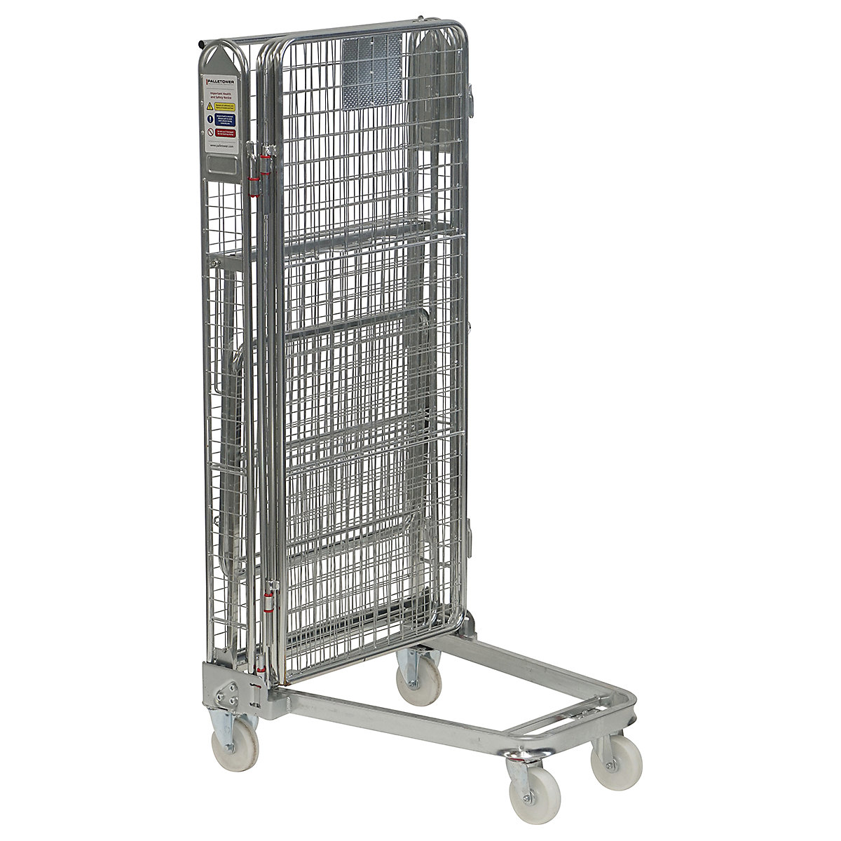 BiGDUG | 4 Sided A Frame Nestable Roll Container | Mesh Infill (Product illustration 5)-4