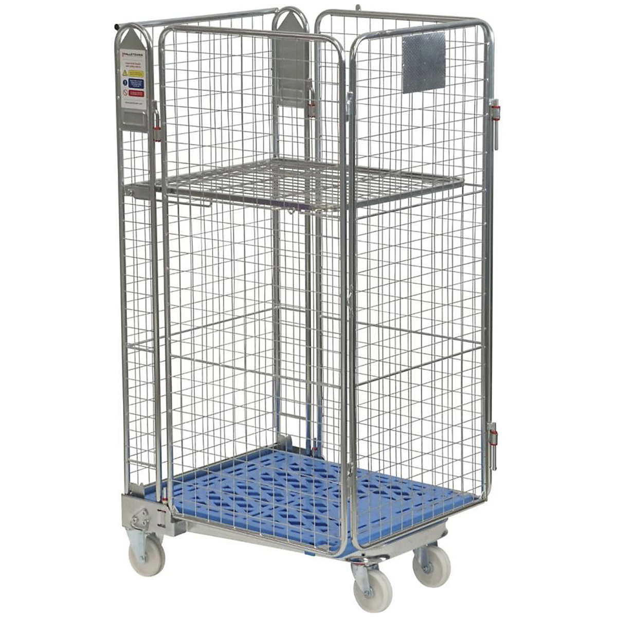 BiGDUG | Full Security A Frame Nestable Roll Container | Mesh Infill