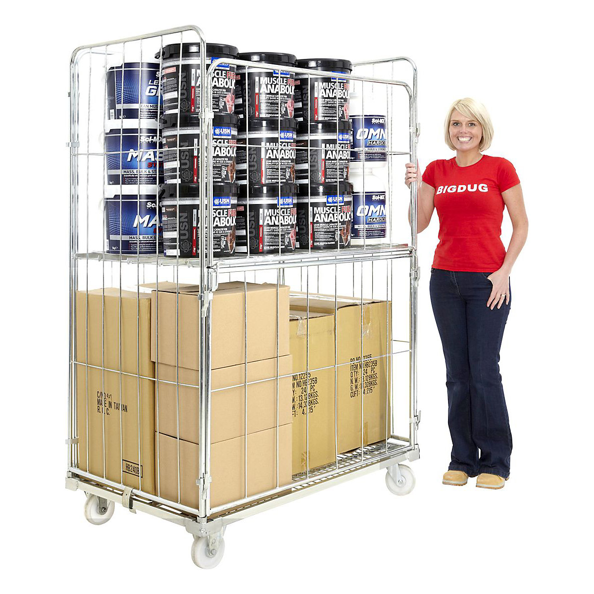 Jumbo Demountable Roll Containers