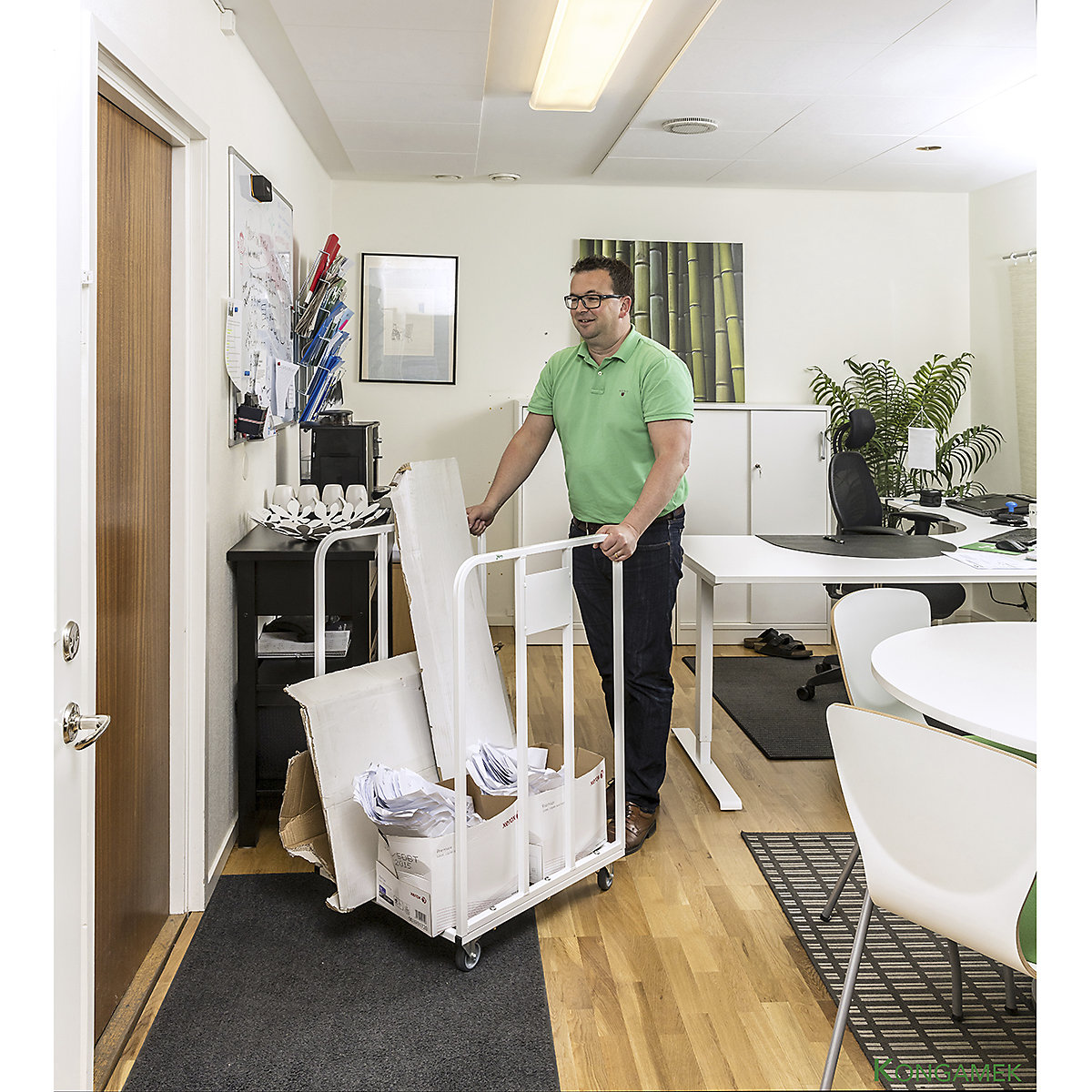 Kongamek Two Sided Mesh Base Roll Container (Product illustration 5)-4