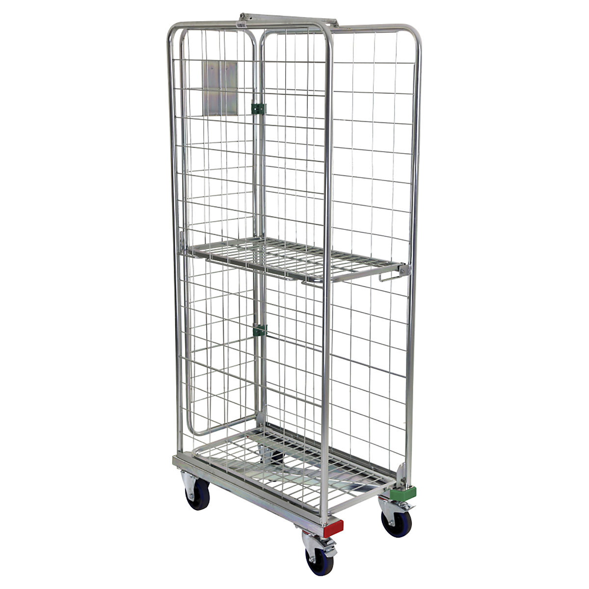 Nestable Z Frame Roll Container