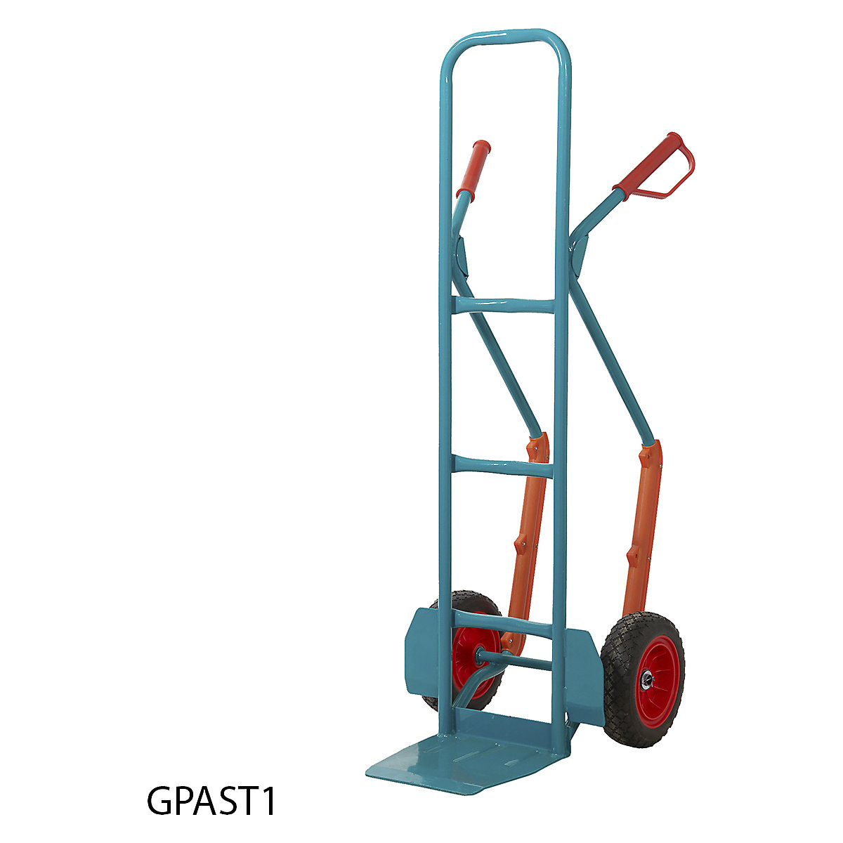 Aqua Heavy Duty Sack Truck | REACH Compliant | Wide Back (Product illustration 3)-2