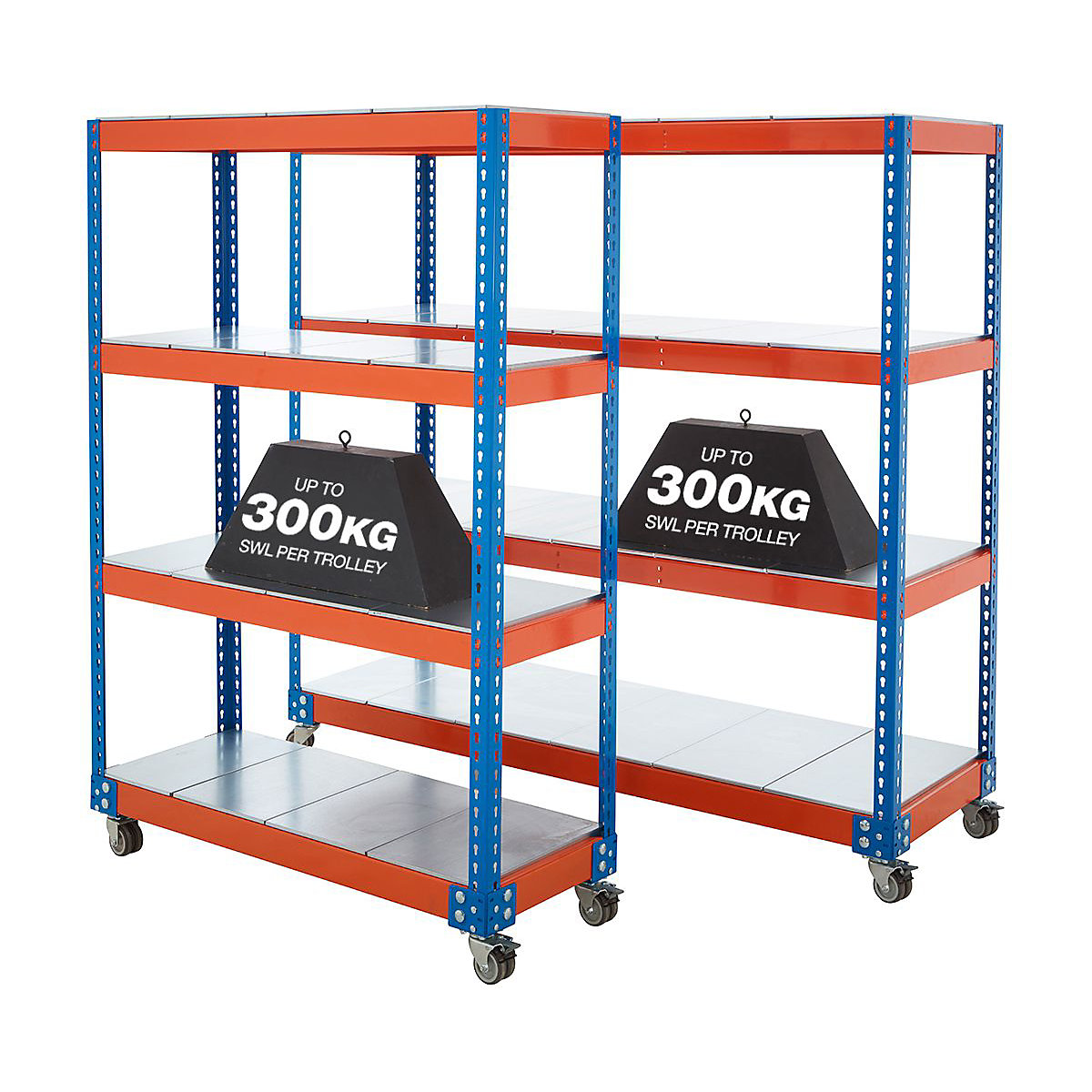 BiG400 Steel Shelf Trolley (Product illustration 3)-2