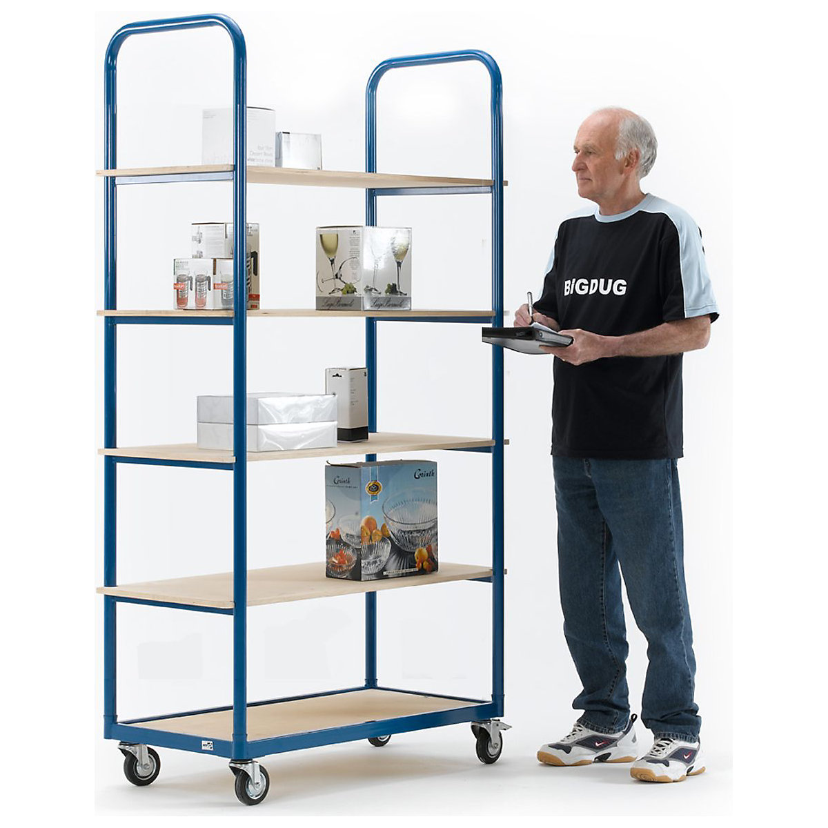 BiGDUG Essentials Order Picker Shelf Trolley (Product illustration 4)-3
