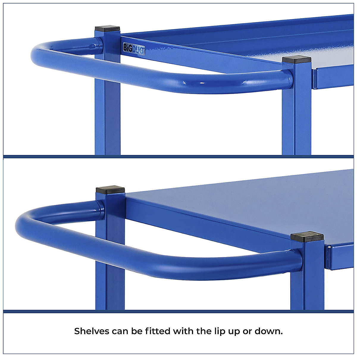 BiGDUG Essentials Steel Tray Trolley (Product illustration 7)-6