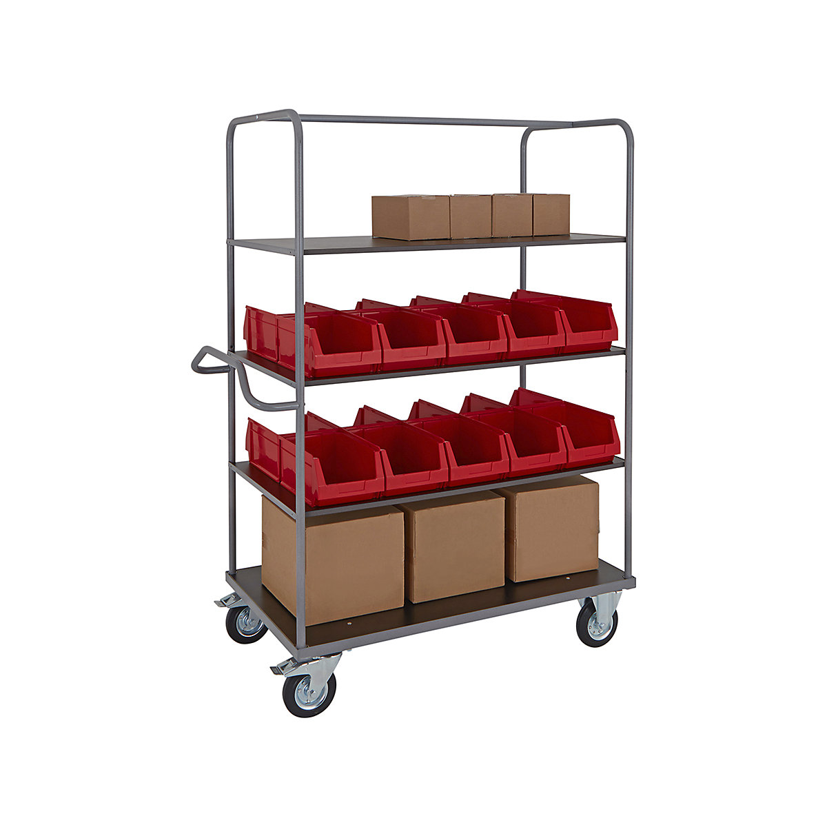 BiGDUG Four Level Heavy Duty Shelf Trolley Mega Deal (Product illustration 4)-3