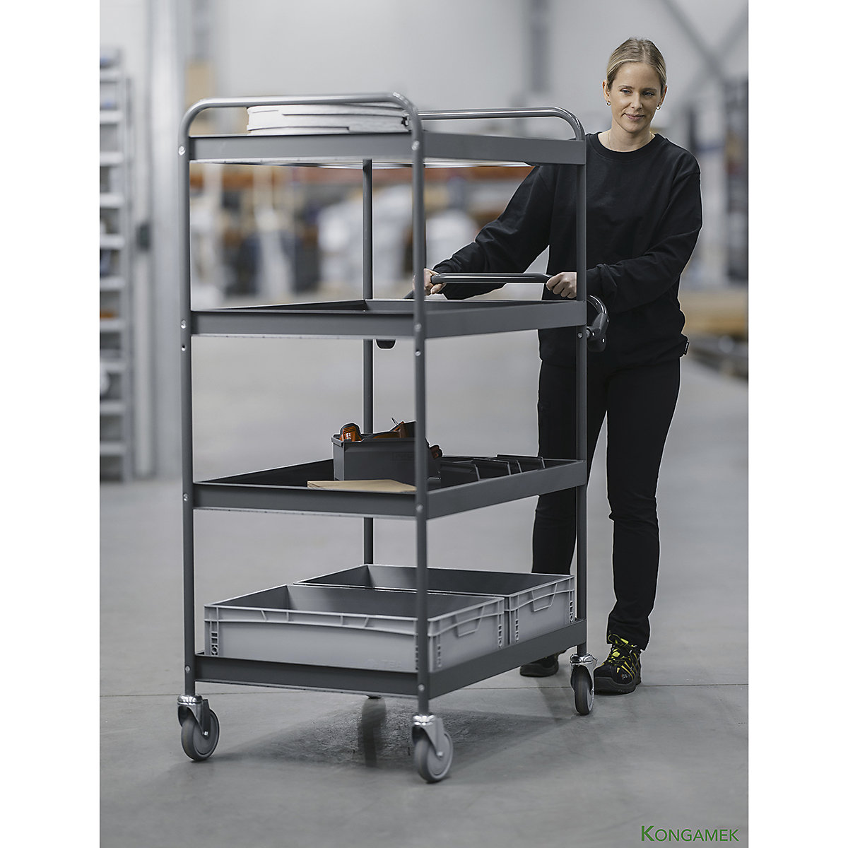 Kongamek Ergonomic Shelf Trolley (Product illustration 4)-3