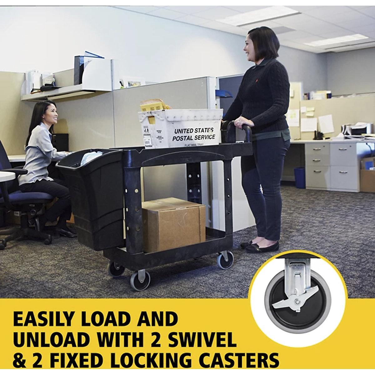 Rubbermaid BRUTE Heavy-Duty Shelf Trolleys (Product illustration 9)-8