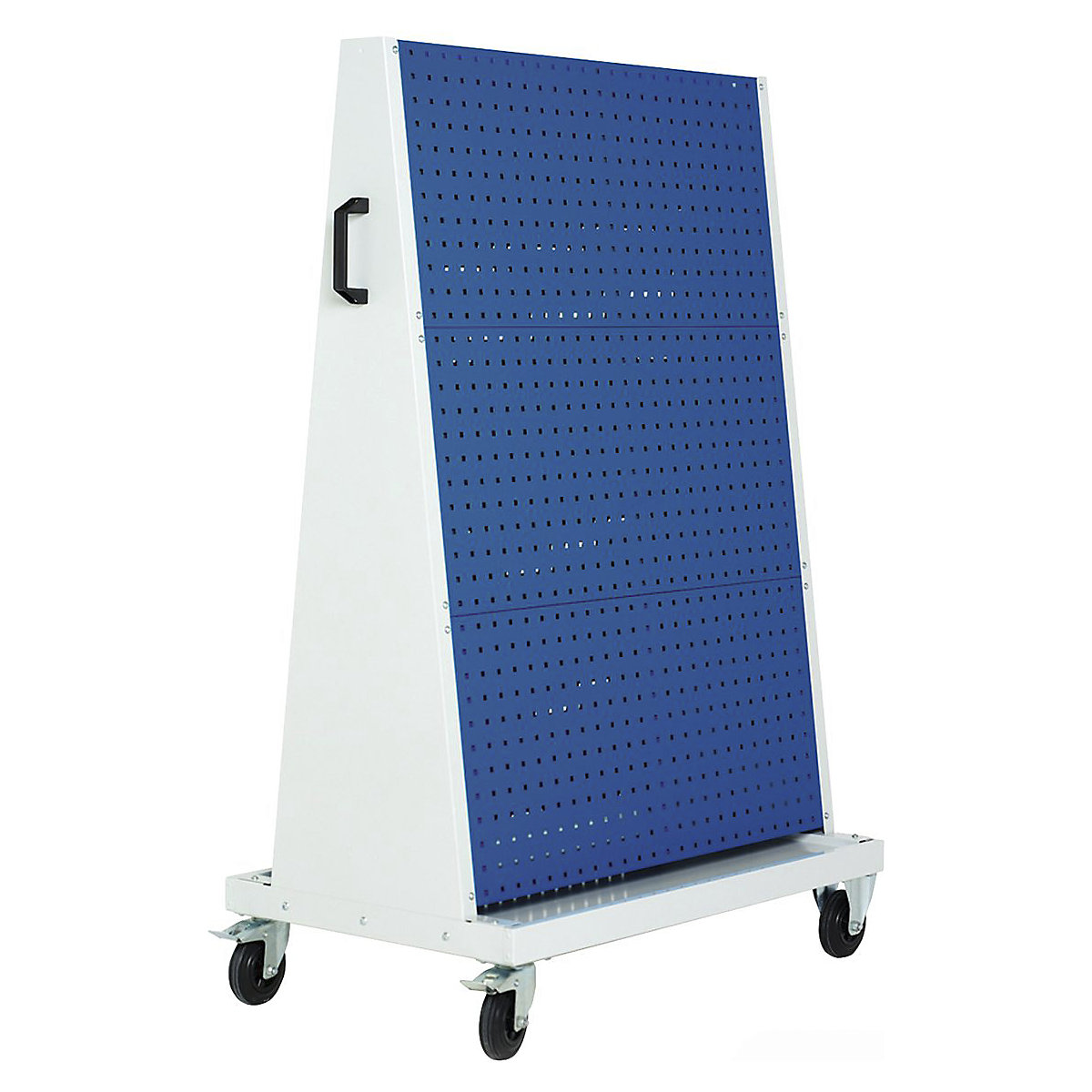 Bott Perfo Panel Trolleys, Bott Perfo Panel Trolleys, Bott Perfo Panel Trolley | 1600h x 1000w x 650d mm | 6 Perforated Panels | 60 Piece Hook Kit | Blue-4