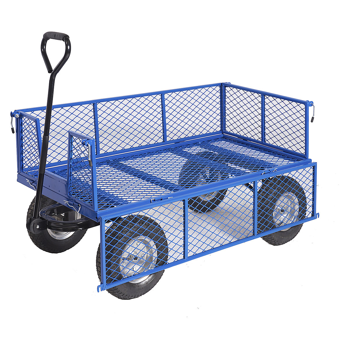 Turntable Truck With Mesh Base & Side Panels, Turntable Truck With Mesh Base & Side Panels, Turntable Truck | 360h x 1200w x 600d mm | Mesh Base & Side Panels | Puncture Proof | 400kg UDL-4