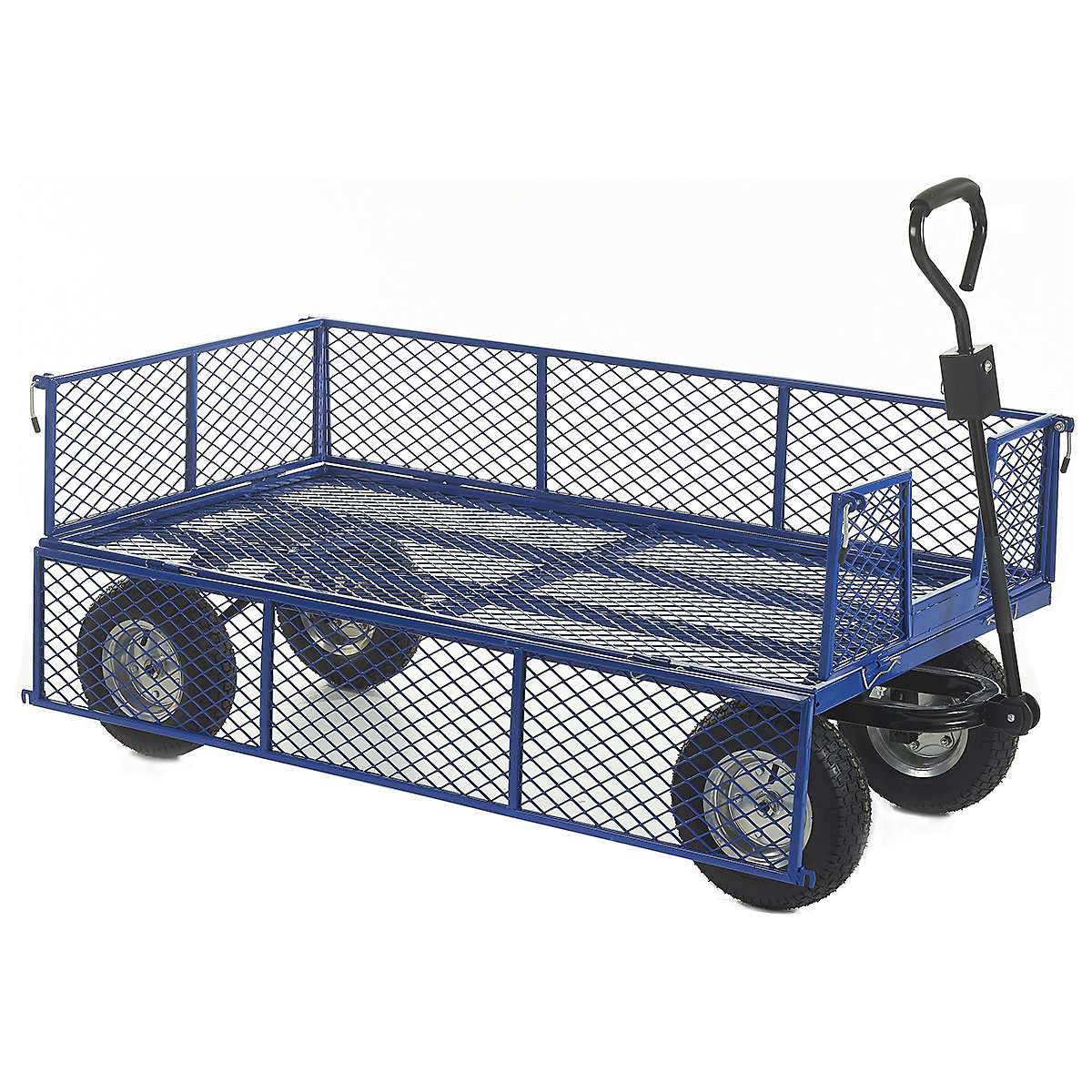 Turntable Truck With Mesh Base & Side Panels