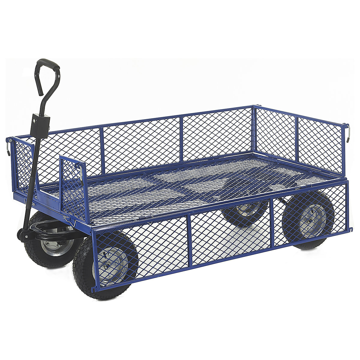 Turntable Truck With Mesh Base & Side Panels