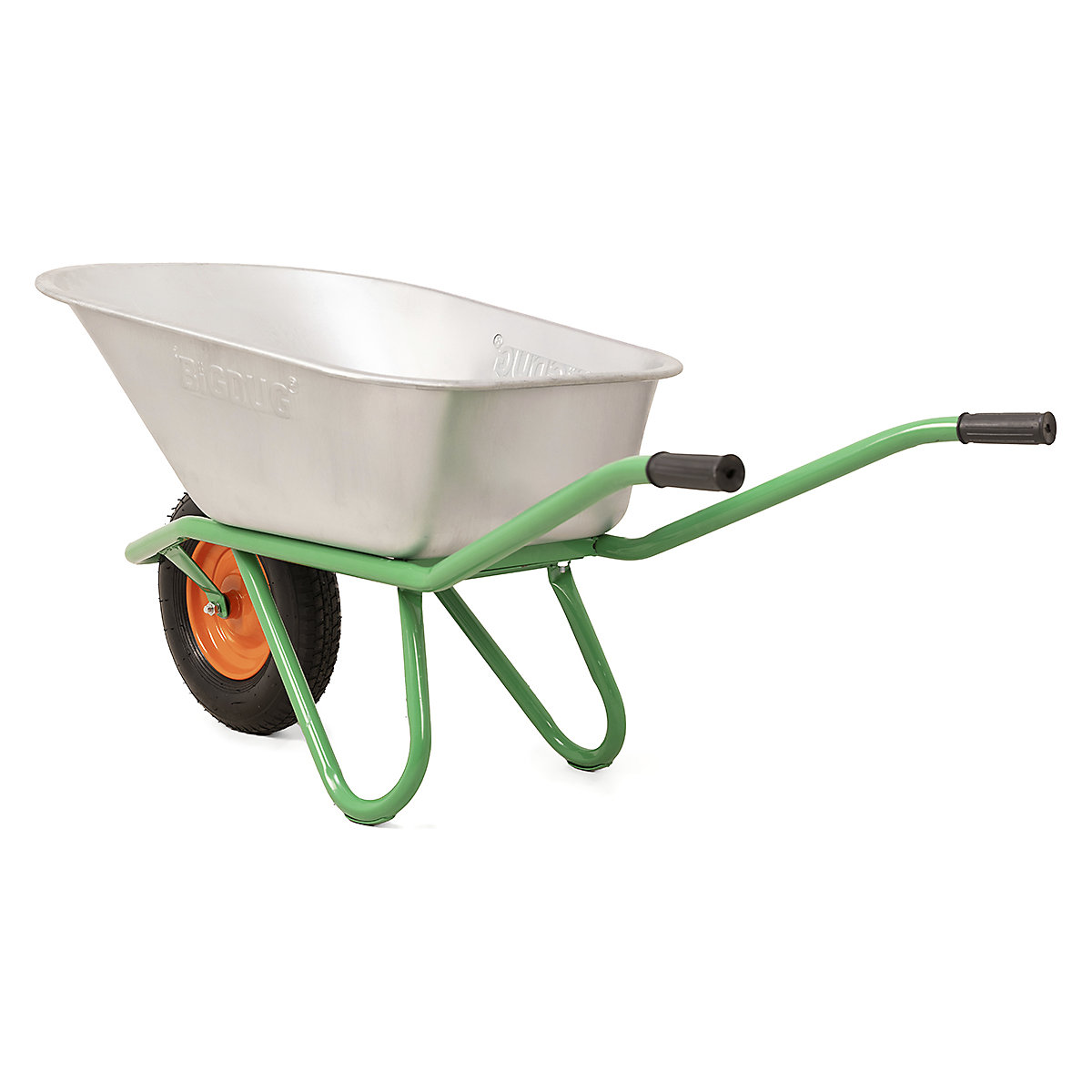 BiGDUG Galvanised Wheelbarrow