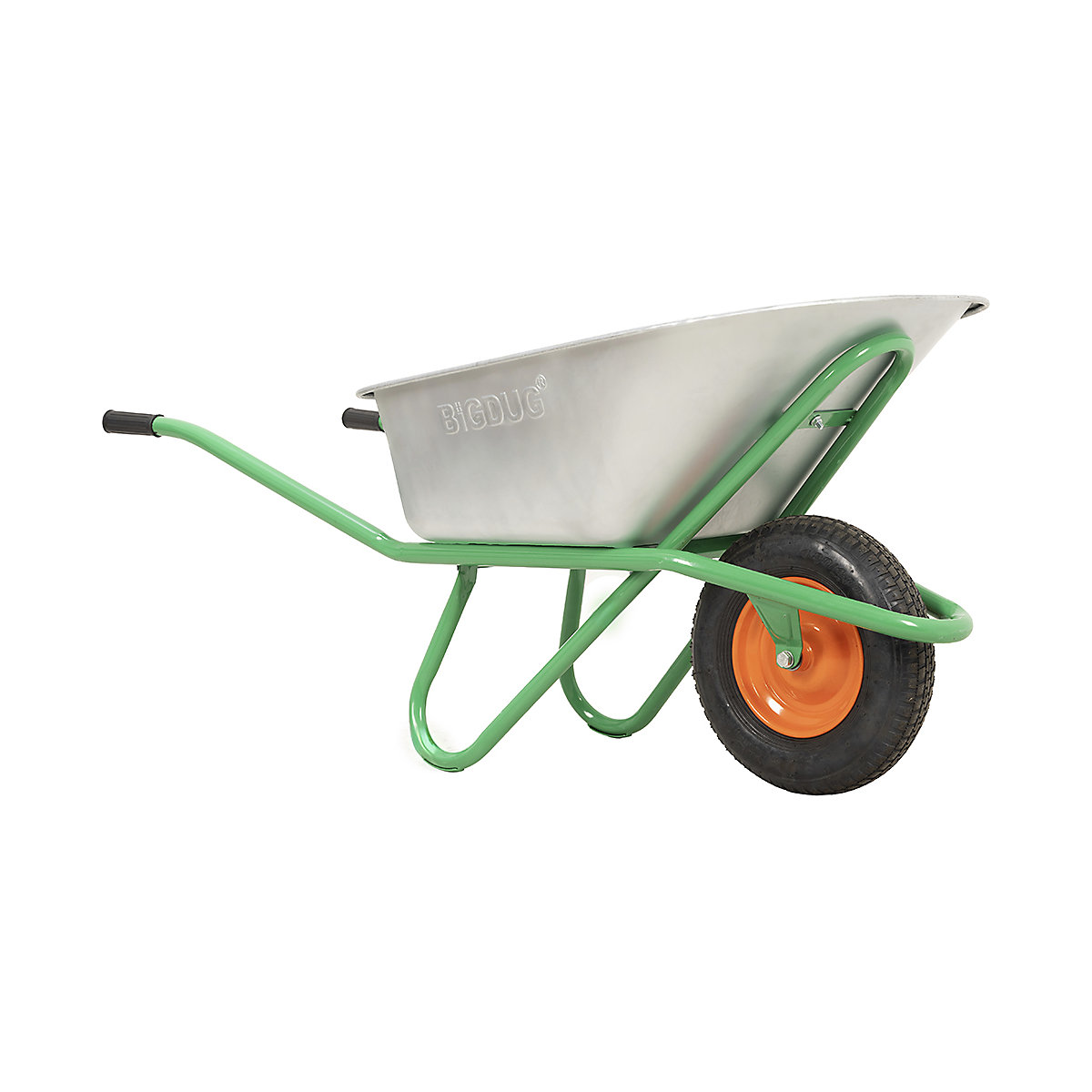 BiGDUG Galvanised Wheelbarrow