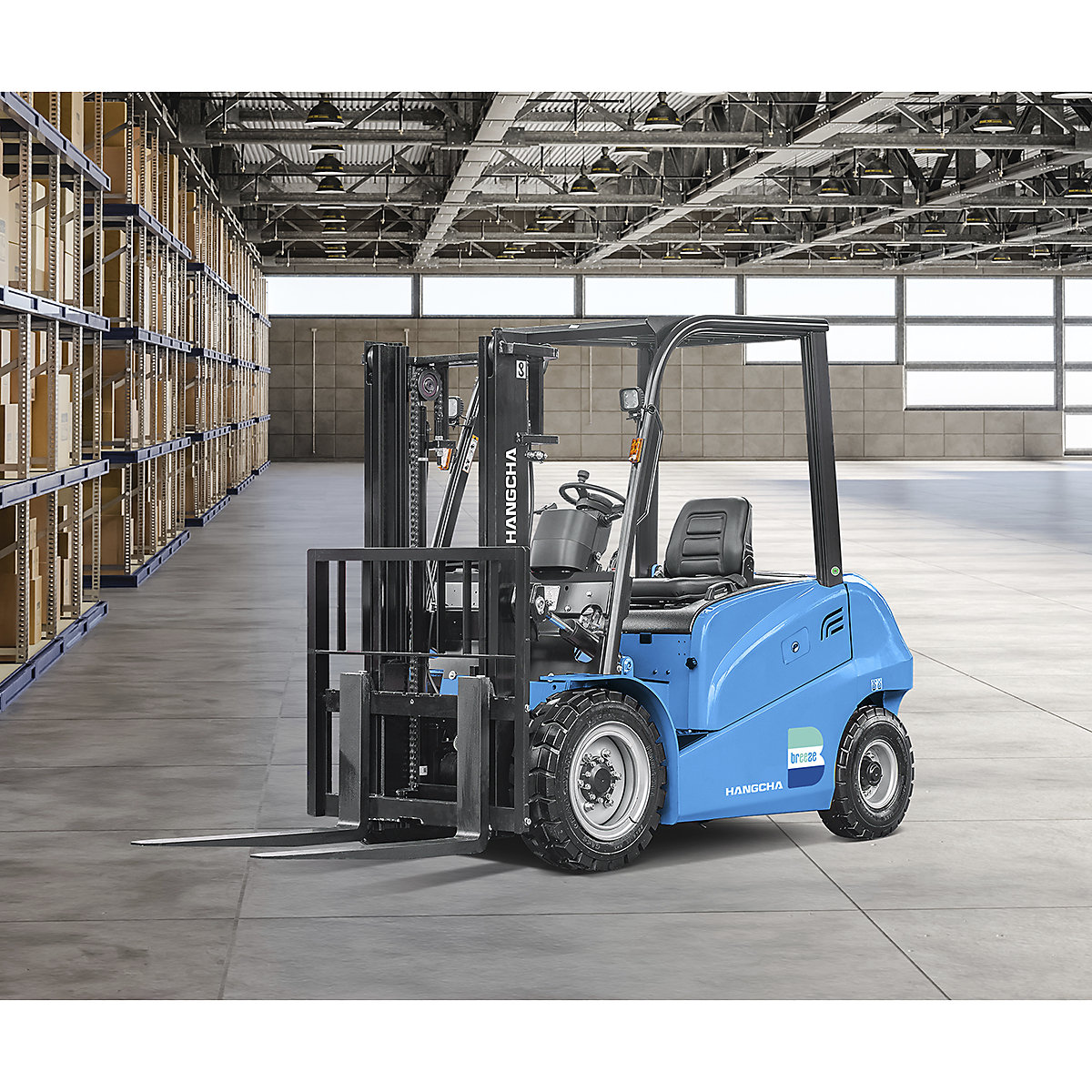 Hangcha Breeze XA Series Lithium 4-Wheel Electric Counterbalance Forklift (Product illustration 5)-4