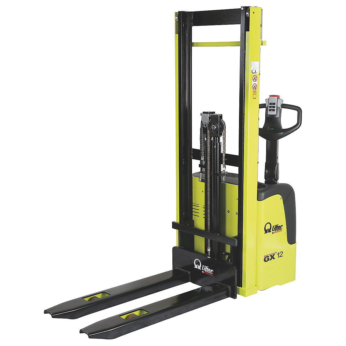 Pramac GX12 EVO Electric Stacker | Lift Height 3410 mm (Product illustration 2)-1