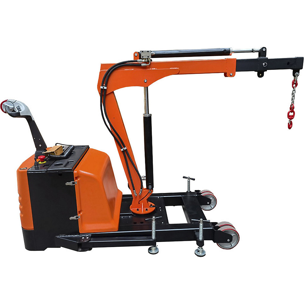 Warrior Pedestrian Counterbalanced Crane with Jib | BiGDUG