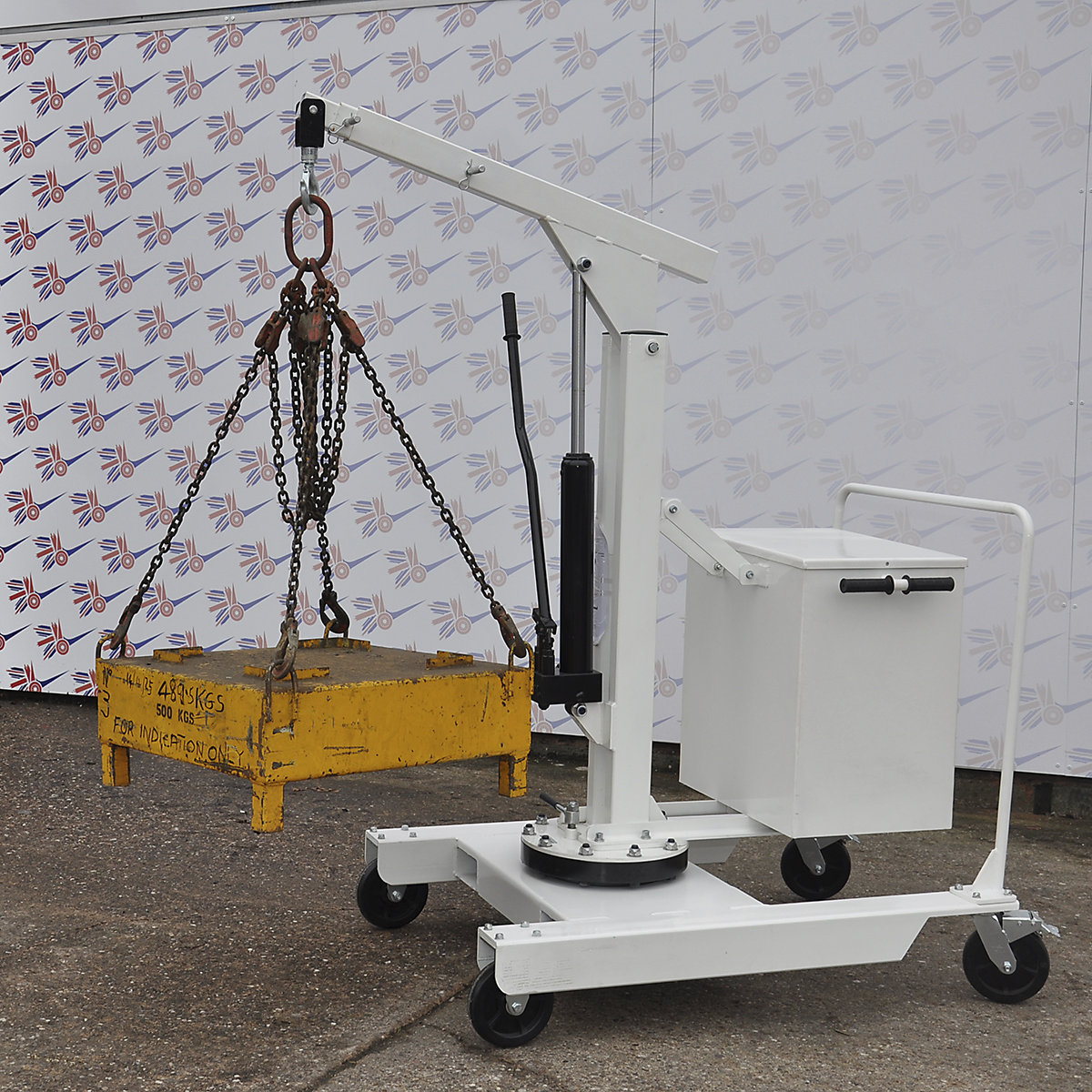 Warrior Manual Rotating Counterbalanced Crane with Slewing Jib (Product illustration 3)-2