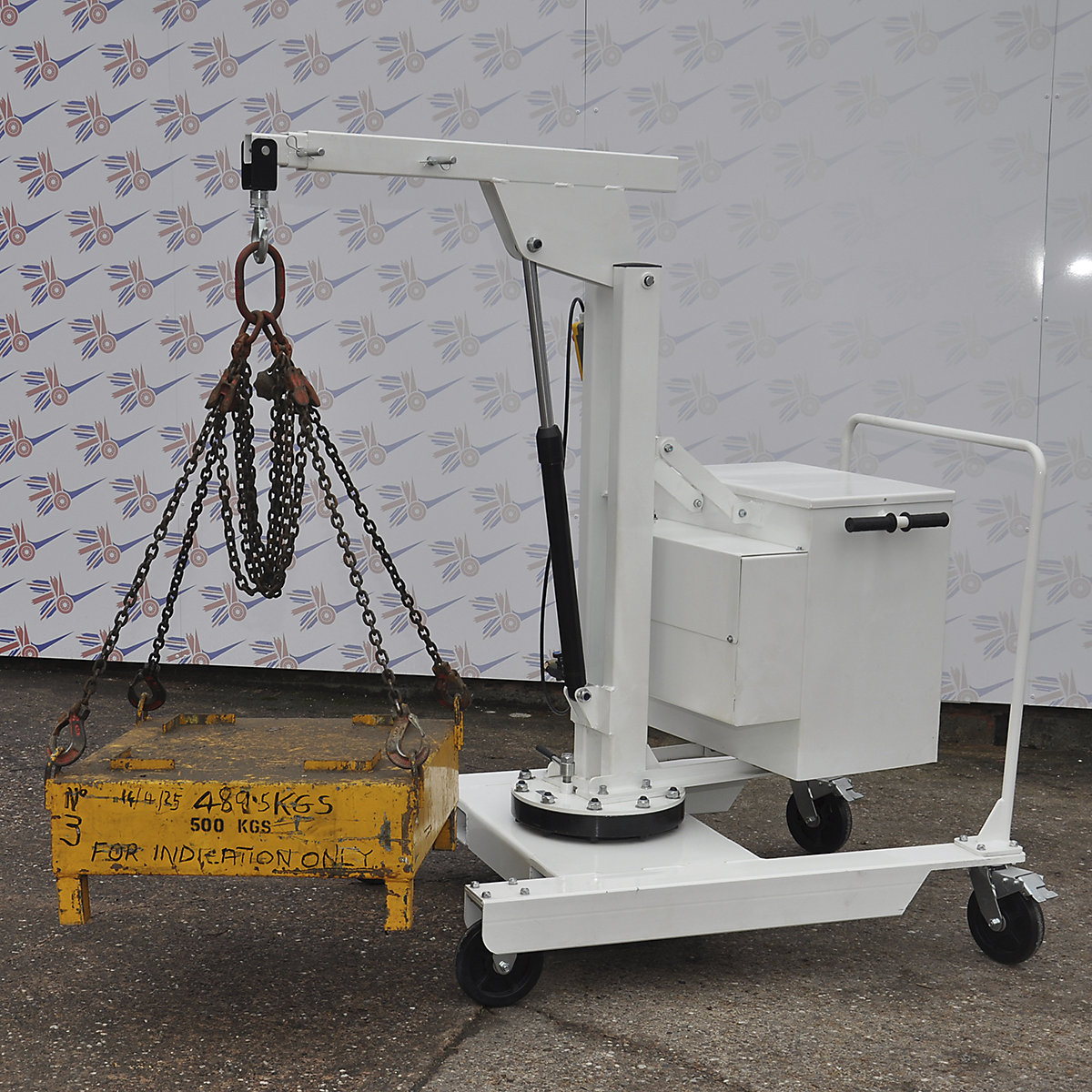 Warrior Semi Electric Rotating Crane with Slewing Jib (Product illustration 2)-1